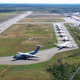The airport at Gander, Newfoundland following September 11
